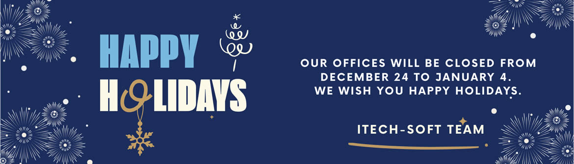 The company will be closed from 12/24/2025 to 01/04/2026. We'll be back on January 5, 2026.